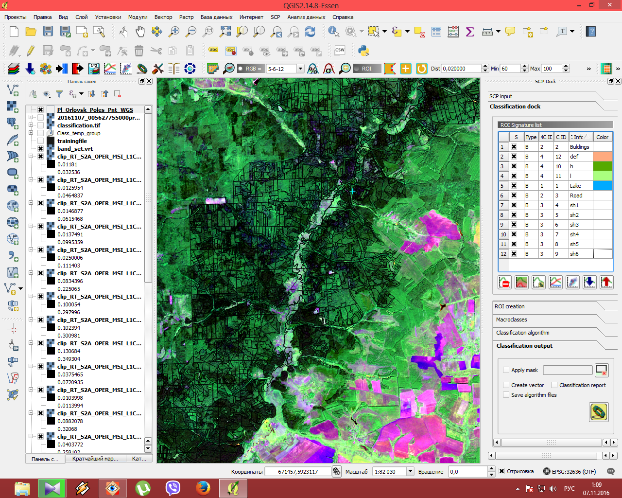 Карта qgis россия