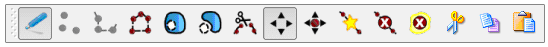 Создание полигонов растр в вектор qgis